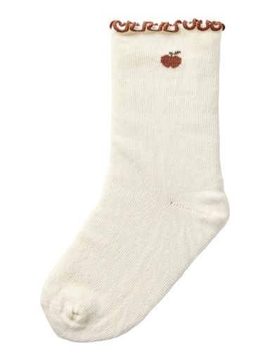 [01-38350.1] Mädchen Socken mit Apfelmotif (28-30)