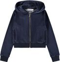 Mädchen Velour-Hoodie mit Zipper