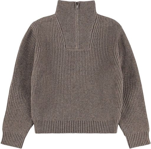 [01-38374.1] Mädchen Strickpullover mit hohem Kragen (134-140)