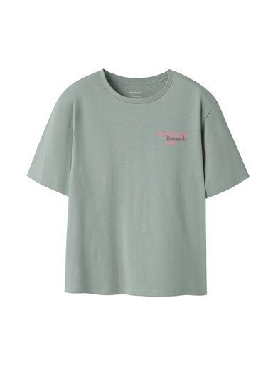 [01-38385.1] Mädchen T-Shirt mit Rückenprint (Mint, 134-140)