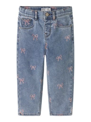 [01-38421.0] Mädchenjeans Mom-Fit mit Mäschli (92)