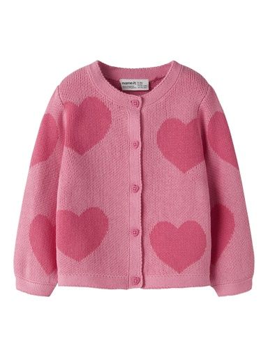 [01-38432.1] Mädchen Strickjacke Herz Jacquard (116)