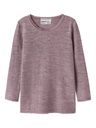 Langarmshirt aus Merinowolle Uni