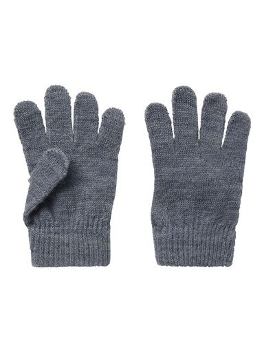 [01-38450.1] Fingerhandschuhe aus Wolle (Blau)