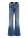 Mädchen Jeans mit ausgestelltem Bein