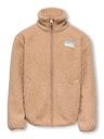 Teddyfleecejacke mit Stehkragen