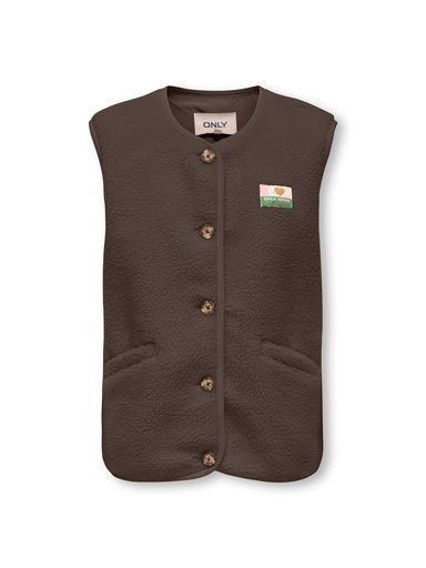 [01-38460.10] Teddyfleece Weste (Braun, 164)