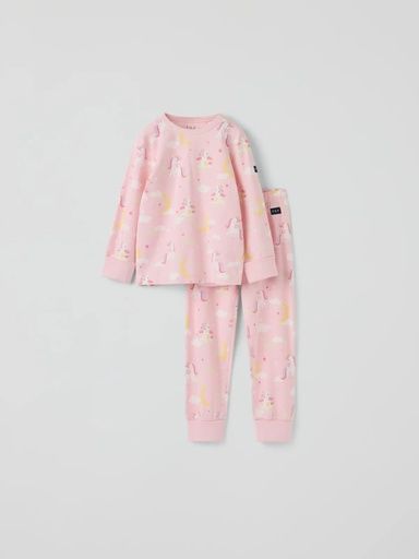 [01-38485.1] Kinder-Pyjama Einhorn-Print 2-Teiler (98/104)