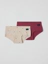 2-Pack Mädchen Hipster-Unterhosen