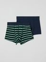 2-Pack Knaben Boxershorts gestreift