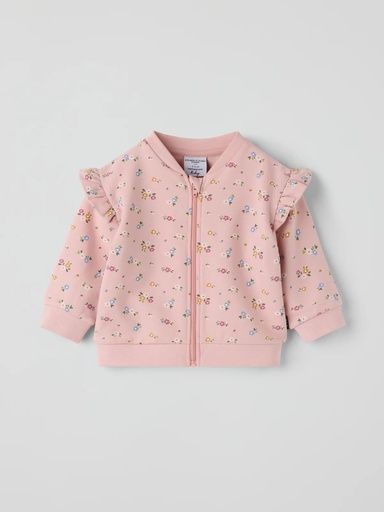 [01-38503.1] Geblümte Baby-Sweatjacke mit Volants (56)