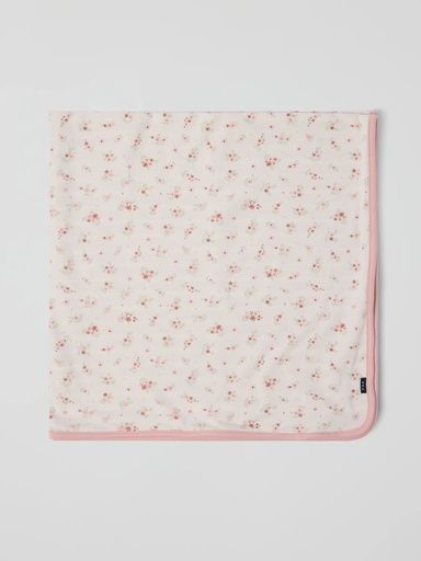 [01-38511.0] Baby Decke mit Blumen-Print