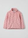 Mädchen Fleecjacke mit Punkten