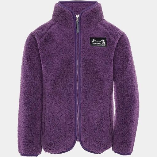 [01-38576.12] Flauschige Teddyfleece Jacke einfarbig (Violett, 90)