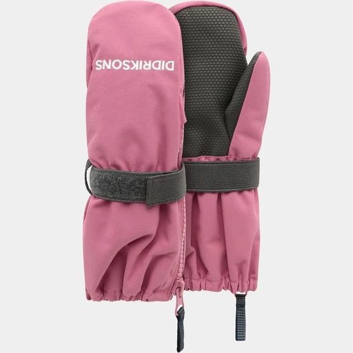 [01-38586.4] Wasserdichte Kinder-Fäustlinge mit Reissverschluss (Rosa, 2-4)