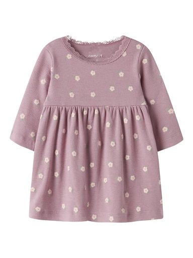 [01-38598.1] Baby Langarmkleid geblümt (74)
