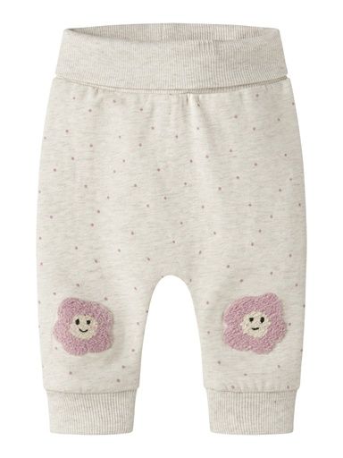 [01-38600.1] Baby Sweathose mit Blumen (80)
