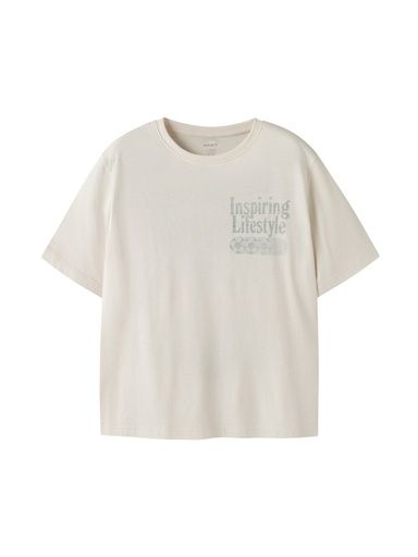 [01-38601.2] Knaben T-Shirt mit Rückenprint (Grün, 146-152)