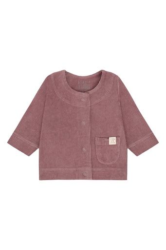 [01-38608.1] Babyjacke aus Ribvelours (Violett, 62)