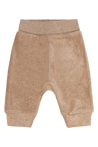 [01-38609.2] Weiche Babyhose aus Ribvelours (Braun, 62)
