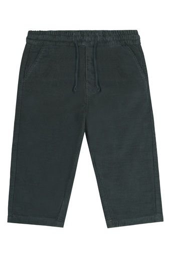 [01-38627.1] Bequeme Knaben Cordhosen mit Gummibund (Dunkelgrün, 98)
