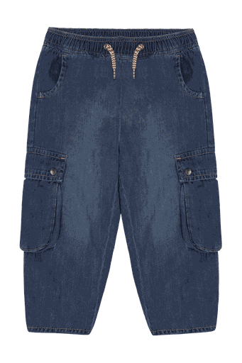[01-38628.1] Gefütterte Jeans mit Cargotaschen (104)