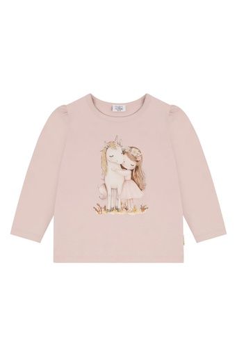 [01-38644.1] Mädchen Langarmshirt mit Einhorn (110)