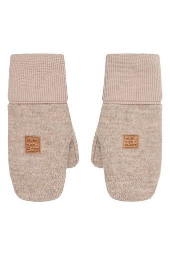 [01-38650.0] Kinder-Fausthandschuhe gekochte Wolle (Beige, 1-2)