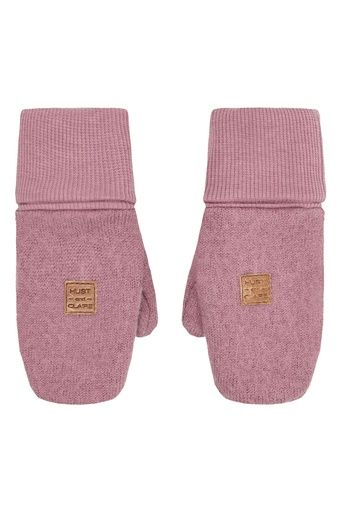 [01-38650.1] Kinder-Fausthandschuhe gekochte Wolle (Rosa, 1-2)