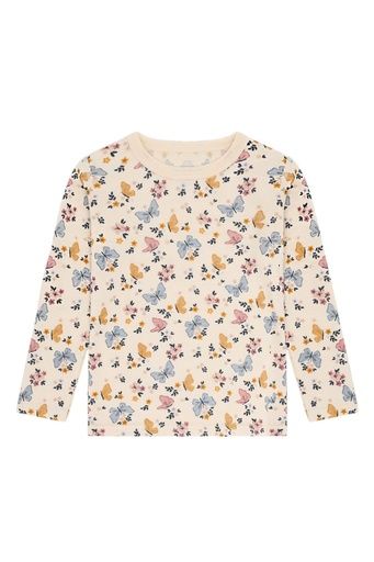 [01-38657.1] Mädchen  Langarmshirt aus Wolle Schmetterling (122)