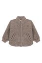 Weiche Wollfleecejacke mit Reissverschluss