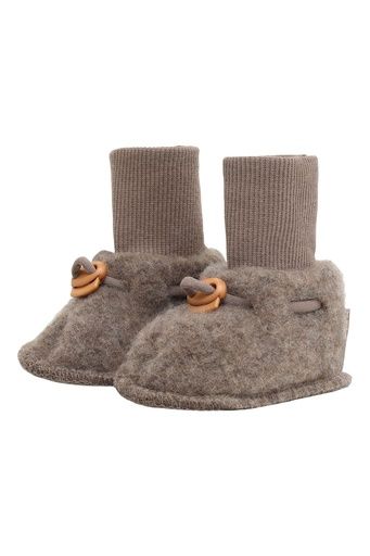[01-38664.1] Feine Kinder-Wollfleece Socken (Braun, 6-9M)