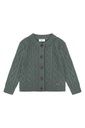 Strickjacke aus Merinowolle Struktur