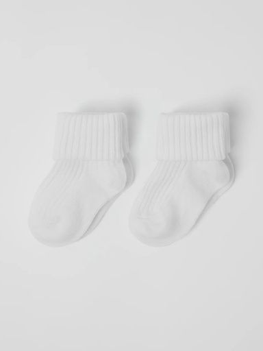 [01-37348.12] 2-er Pack Baby-Socken Bio-Baumwolle (Beige, 19/21)