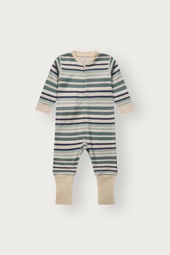 [01-38695.1] Wolle-Bambus Pyjama gestreift (86)