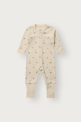 [01-38698.1] Wolle-Bambus Pyjama Walddruck (80)