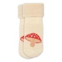 Warme Babysocken mit Pilz-Motiv