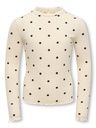Langarmshirt mit Tupfen