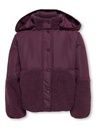 Teddyjacke mit Abnehmbare Kapuze
