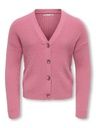Strickjacke V-Neck gerippt