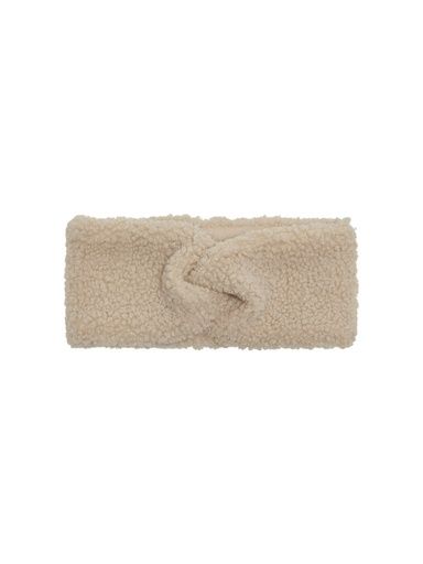 [01-38749.2] Teddy Stirnband mit Knoten (Beige)