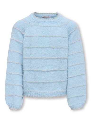 [01-38758.1] Mädchen Pullover mit Streifenstruktur (122-128)