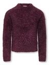 Haarige Strickpullover Glitzer