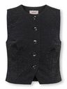 Festliches Gilet mit Glitzer