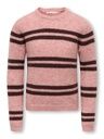 Strickpullover mit Streifen