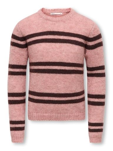[01-38779.1] Strickpullover mit Streifen (122-128)
