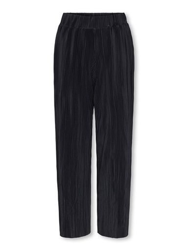 [01-38792.1] Festliche Hose Plissee weites Bein (Schwarz, 140)