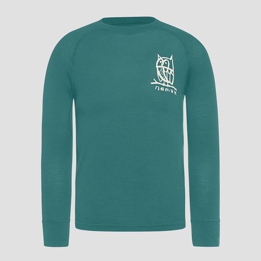 [01-38808.12] Uil Merino Langarmshirt (Grün, 92-98)