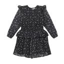 Mädchen-Langarmkleid bedruckt