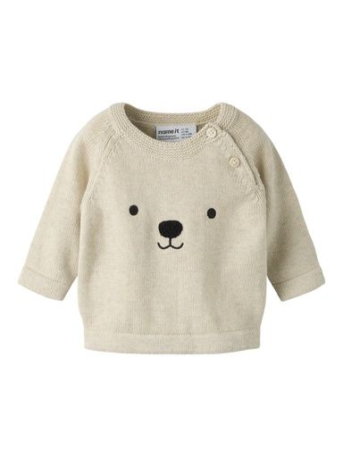 [01-38820.1] Baby Pullover Bärgesicht (86)